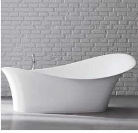Ванна из искусственного камня Marmorin Alice ІІ 206,7х91,5 см отдельностоящая белый P 551 210 020 010