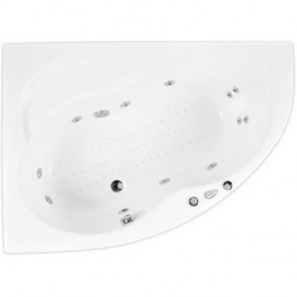 Ванна аеро- та гідромасажна акрилова PoolSpa Mistral 170х105 L ліва система Smart 2 білий PHA3X10ST2C0000