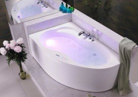 Ванна аэро- и гидромассажная акриловая PoolSpa Mistral 170х105 L левая система Smart 2 + белый PHA3X10ST2C1960