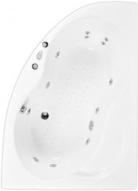 Ванна аэро- и гидромассажная акриловая PoolSpa Mistral 170х105 R правая система Smart 2 белый PHA4T10ST2C0000