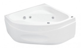 Ванна аеро- та гідромасажна акрилова PoolSpa Klio Sym 140х140 система Smart 2 + білий PHS3610ST2C1960