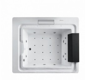 Ванна аэро- и гидромассажная акриловая Golston 190х155 встраиваемая белый G-U3601