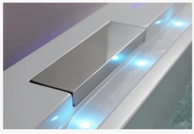 Ванна аэро- и гидромассажная акриловая Golston 190х155 встраиваемая белый G-U3601