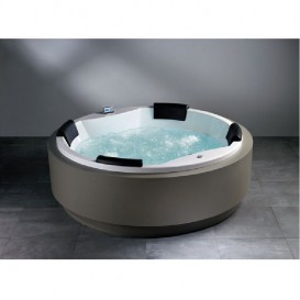Ванна аеро- і гідромасажна акрилова Riho Carmen Ø180 см білий BZ290055USV1552