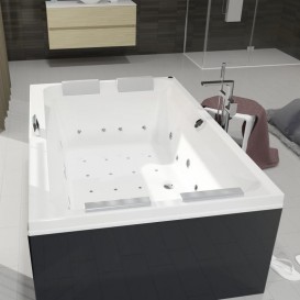 Ванна аеро- і гідромасажна акрилова Riho Olivia 180х120 см білий BZ7700561SH1742