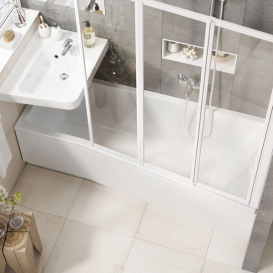 Ванна акриловая асимметричная Ravak Be Happy II 150x75 R правая белая C991000000