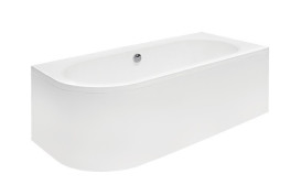Ванна акриловая Besco Avita 150х75 см правосторонняя глянцевый белый #WAV-150-NP