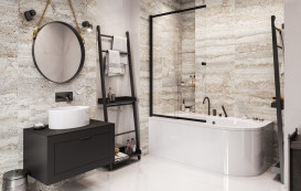 Ванна акриловая Besco Avita 180х80 см левосторонняя глянцевый белый #WAV-180-NL