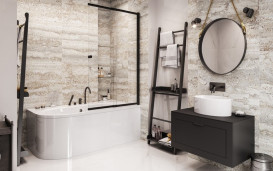 Ванна акрилова Besco Avita 180х80 см правостороння глянсовий білий #WAV-180-NP