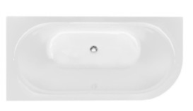 Ванна акриловая Besco Avita A-Line 160х75 см левосторонняя глянцевый белый #WAA-160ALS