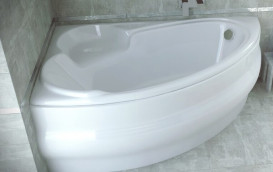 Ванна акриловая Besco Finezja Nova 140х95 см левосторонняя глянцевый белый #WAF-140-NL