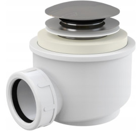 Ванна акриловая Besco Goya 142х62 см с сифоном клик-клак хром черный глянцевый/глянцевый белый #WMD-140-GBW