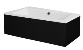 Ванна акриловая Besco Infinity 170х110 см левосторонняя глянцевый белый #WAI-170-NL