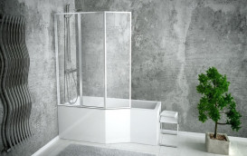 Ванна акриловая Besco Integra 150х75 см левосторонняя глянцевый белый #WAI-150-PL