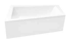 Ванна акриловая Besco Intima 150х85 см левосторонняя глянцевый белый #WAIT-150-NL