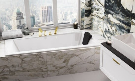 Ванна акрилова Besco Intima Slim 150х85 см правостороння глянсовий білий #WAIT-150-SP