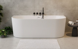 Ванна акриловая Besco Leya 170х78 см с сифоном клик-клак хром глянцевый белый #WAS-170-L