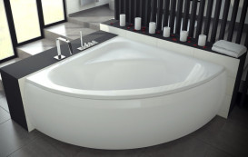 Ванна акриловая Besco Luksja 148х148 см глянцевый белый #WAL-150-NS