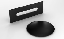 Ванна акриловая Besco Melody 170х80 см с сифоном клик-клак черный мат глянцевый белый #WAS-170-MCZ