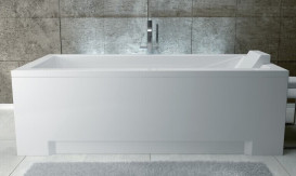 Ванна акрилова Besco Modern 160х70 см білий глянсовий #WAM-160-MO