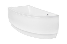 Ванна акрилова Besco Praktika 140х70 см лівостороння глянсовий білий #WAP-140-NL