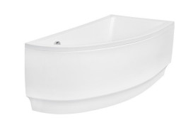 Ванна акриловая Besco Praktika 150х70 см правосторонняя глянцевый белый #WAP-150-NP