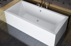 Ванна акрилова Besco Quadro 170х75 см білий глянсовий #WAQ-170-PK