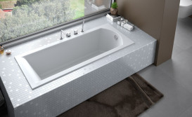 Ванна акриловая Besco Shea Slim 180х80 см глянцевый белый #WAS-180-SL