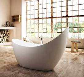 Ванна акриловая Devit Katarina 201.5х80.1 см отдельностоящая с ножками белый 20180148