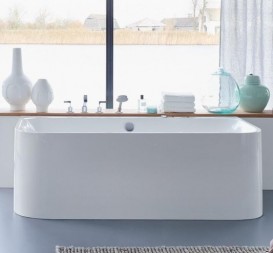 Ванна акрилова Duravit Happy D.2 180х80 см овальна білий 700318000000000