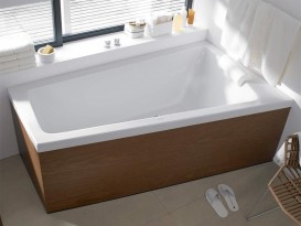 Ванна акриловая Duravit Paiova Combi-System L гидромассажная 170х130 см белый 760215000CL1000