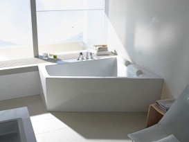 Ванна акриловая Duravit Paiova Combi-System L гидромассажная 170х130 см белый 760215000CL1000