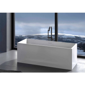 Ванна акрилова Hatria BT 02 170x74 см з інсталяцією білий глянцевый 00Y7AZ01