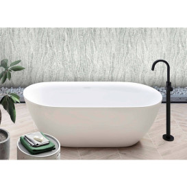 Ванна акрилова Hatria BT 01 170x78 см з інсталяцією білий матовий 00Y7AX25