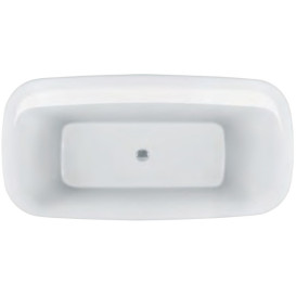 Ванна акрилова Hatria ВТ 03 170x78 см з інсталяцією білий глянцевий 00Y8AH01