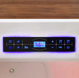 Ванна акриловая Iris 170х120 см с гидромассажем и аэромассажем белый TLP-680 new