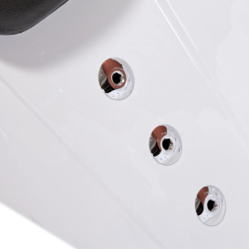 Ванна акриловая Iris 180х120 см с гидромассажем правосторонняя белый TLP-631 R new