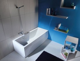 Ванна акриловая Jika Cubito 160х75 см прямоугольная белый H2214200000001