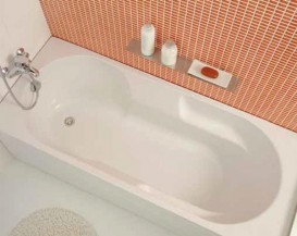 Ванна акрилова Jika Lyra Plus 160х75 см прямокутна білий H2288390000001