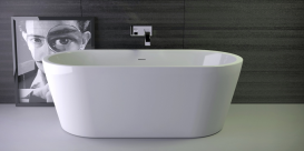 Ванна акрилова Knief Neo 170x80 см білий матовий