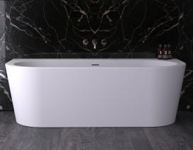 Ванна акрилова Knief Wall 180x80 см пристінна білий 0100-277