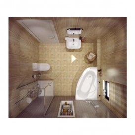 Ванна акриловая Koller Pool Karina 170x110 см угловая левая KARINA170X110L