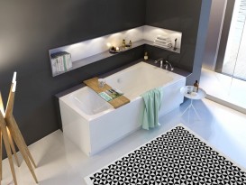 Ванна акриловая Kolo Split асимметричная левая 170х90 см белый XWA1671000