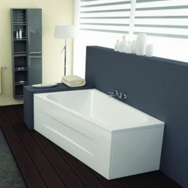 Ванна акриловая Kolpa-san Beatrice-D ассиметричная угловая правая  белый 170х110 см 771050