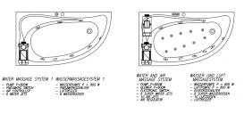 Ванна акрилова Kolpa San Calando-D 160х90 см/О з комбінованою (повітря+вода) масажною системою та панеллю білий 591010