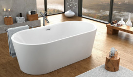 Ванна акриловая Kolpa San Comodo-FS 185x90 см/MO с системой воздушного массажа отдельно стоящая белый 570360