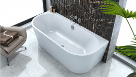 Ванна акриловая Kolpa San Dream-SP 170x75 см с системой воздушного массажа белый 577190