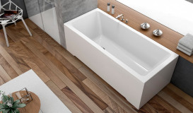 Ванна акриловая Kolpa San Elektra 160х75 см/О с системой водного массажа+MIKRO и панелью белый 931720