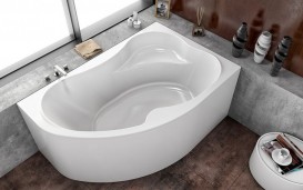 Ванна акриловая Kolpa-san Lulu-D  ассиметричная угловая левая  белый 170х110 см 741428