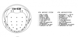 Ванна акриловая Kolpa San Opera 180х180 см гидромассажная белый 571900